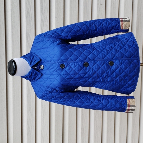 BURBERRY COPFORD NOVA CHECK LINED QUILTED JACKET